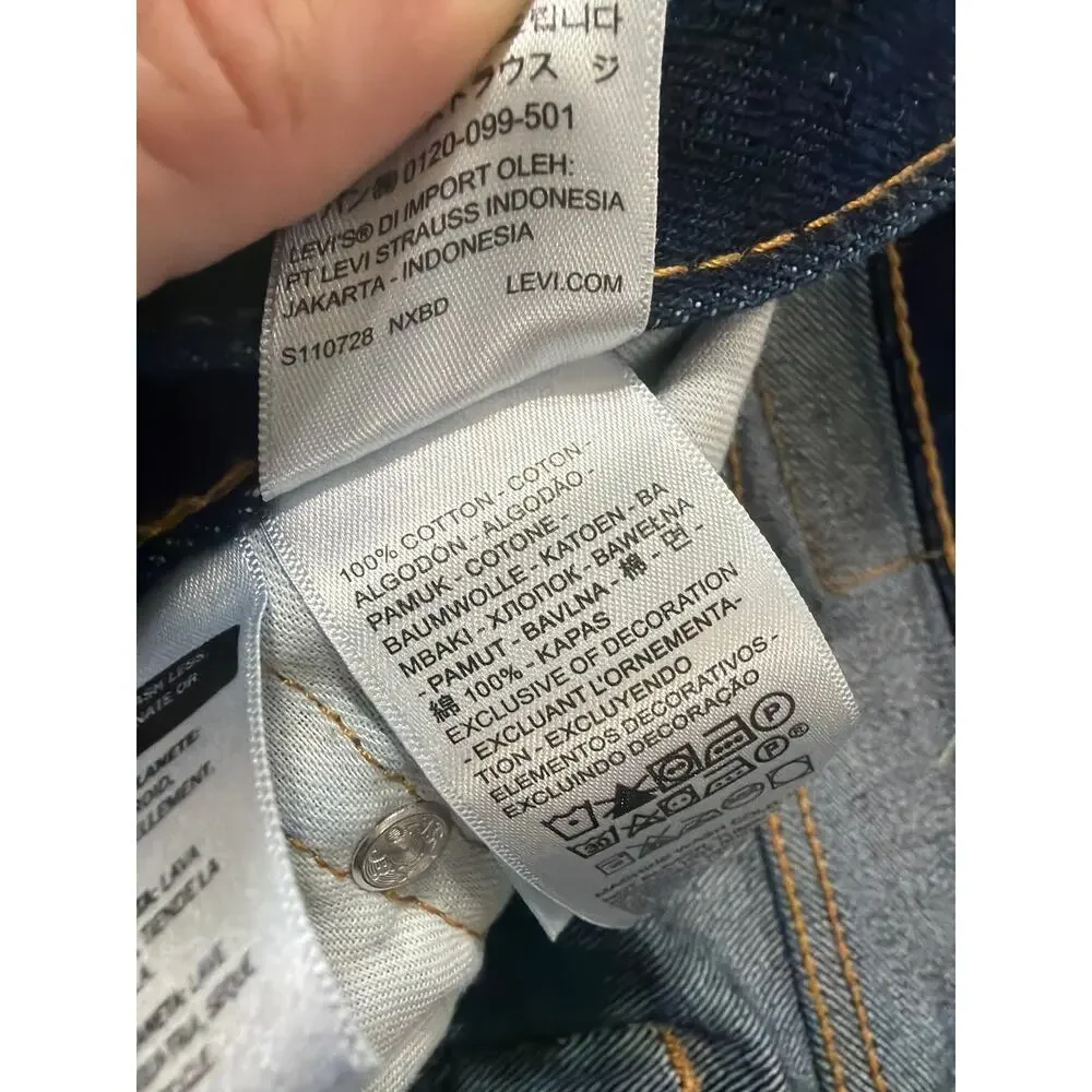 Levi's 505 Men's size 36/34 Dark Wash NWT
